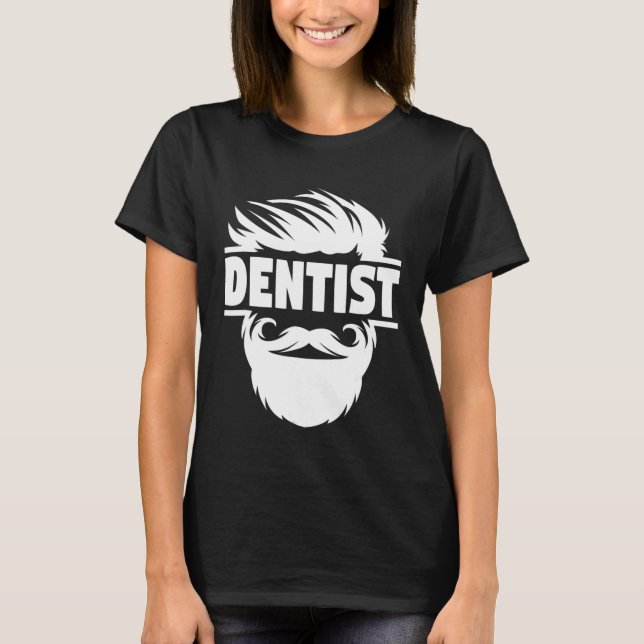 Bearded Dentist Tooth Shirt (Front)