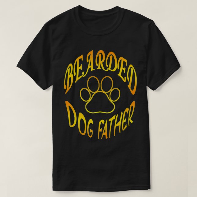 Bearded Dog Father T-Shirt (Design Front)