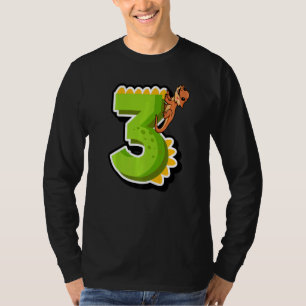 Bearded Dragon 3rd Birthday  Reptile Animal Graphi T-Shirt