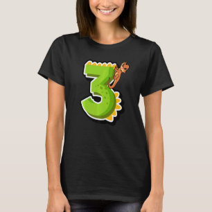 Bearded Dragon 3rd Birthday  Reptile Animal Graphi T-Shirt