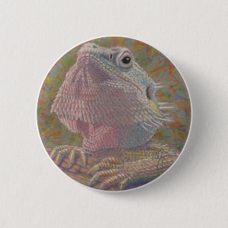 Bearded Dragon 6 Cm Round Badge