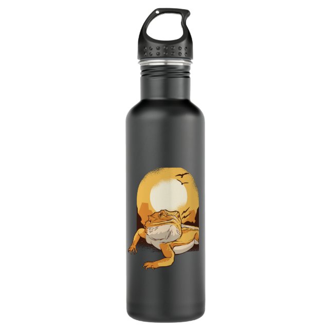 Bearded Dragon 710 Ml Water Bottle (Front)
