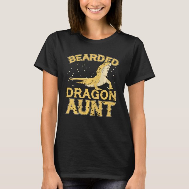 Bearded Dragon Bearded Dragon Aunt T-Shirt (Front)