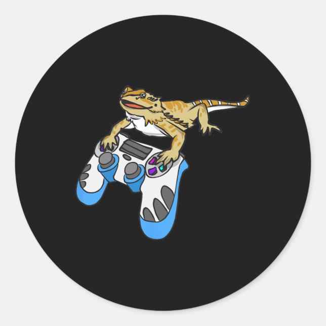 Bearded Dragon Bearded Dragons Lizard  Classic Round Sticker (Front)