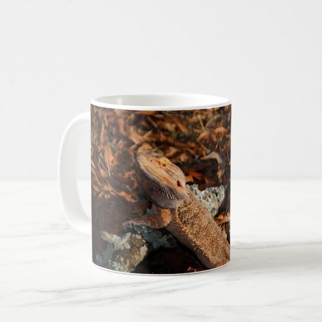 Bearded Dragon Coffee Mug (Front Left)