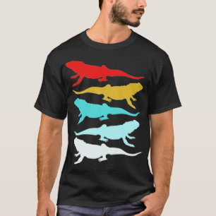 Bearded Dragon Colourful Team Squad Reptiles denta T-Shirt