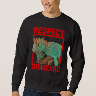 Bearded Dragon Cute Lizard Reptile Gecko Kids Boy Sweatshirt