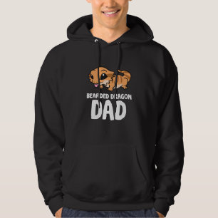 Bearded Dragon Dad Lizard Reptile Father Bearded D Hoodie