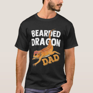 Bearded Dragon Dad Lizard Reptile For Men T-Shirt