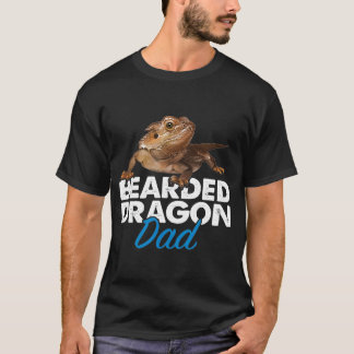Bearded Dragon Dad Pet Reptile Lizard Owner T-Shirt
