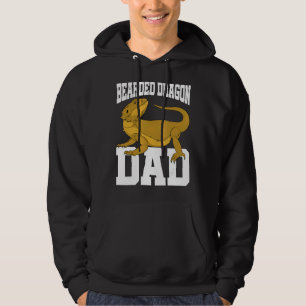 Bearded Dragon Dad Reptile Animal Lizard Bearded D Hoodie