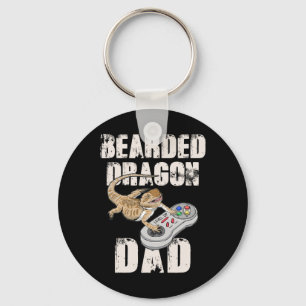 Bearded Dragon Dad Video Game Reptiles Pagona Game Key Ring