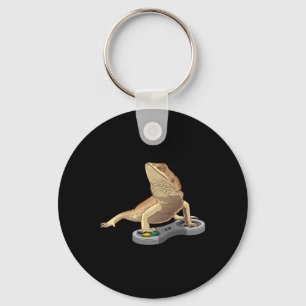 Bearded Dragon Design For Kids Pet Video Game Play Key Ring