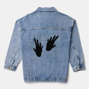 Bearded Dragon Footprints Herpetologist Reptile Pa Denim Jacket