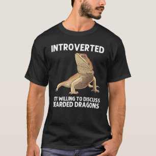 Bearded Dragon For Men Women Lizard  Herpetology 5 T-Shirt