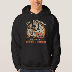 Bearded Dragon Funny Halloween Costume Art Hoodie