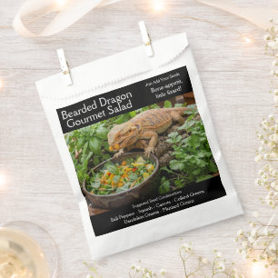 Bearded Dragon Garden Seed Packet Favour Bags