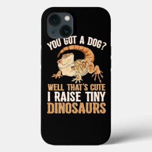Bearded Dragon Gift Men Women Funny I Raise Tiny D iPhone 13 Case