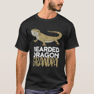 Bearded Dragon Grandpa Shirt Funny Tee For Reptile