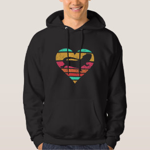Bearded Dragon Heart Pet Reptile Lizard Hoodie