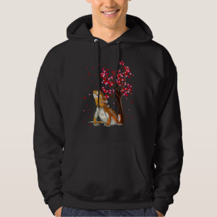 Bearded Dragon  Heart Tree Bearded Dragon Valentin Hoodie