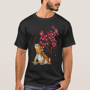 Bearded Dragon Heart Tree Bearded Dragon Valentin T-Shirt