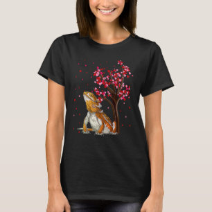 Bearded Dragon Heart Tree Bearded Dragon Valentin T-Shirt