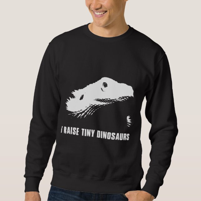 Bearded Dragon Lizard Beard Idea Sweatshirt (Front)