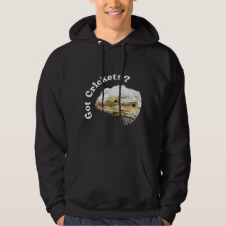 Bearded Dragon Lizard Got Crickets Reptile Pagona Hoodie