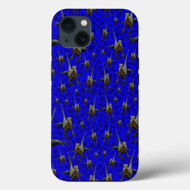 Bearded Dragon Lizard, iPhone 13 Case (Back)