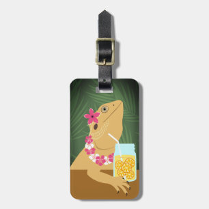 Bearded Dragon Lizard Luggage Tag
