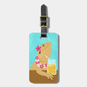 Bearded Dragon Lizard Luggage Tag