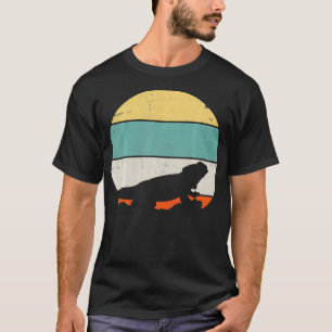Bearded Dragon Lizard Reptile Retro Gift T-Shirt