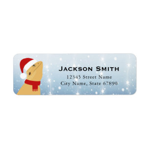 Bearded Dragon Lizard Return Address Labels