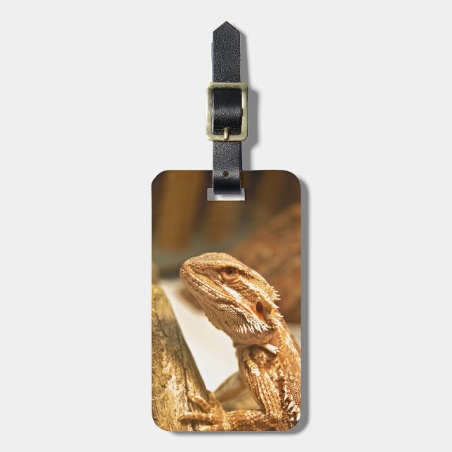 Bearded Dragon Luggage Tag (Front Vertical)