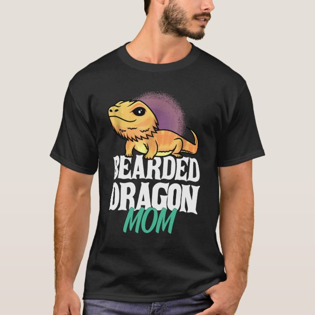 Bearded Dragon Mom2 T-Shirt (Front)