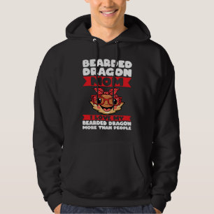bearded dragon mom I love my bearded dragon lizard Hoodie