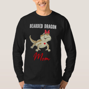 Bearded Dragon Mom Pet Owner Lizard Reptile T-Shirt