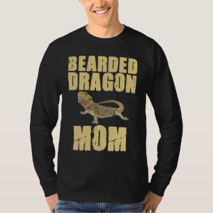 Bearded Dragon Mom Reptiles Pet Reptile Owner Gra T-Shirt