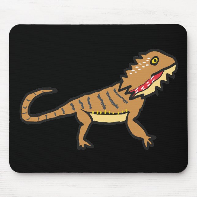 Bearded Dragon Mouse Mat (Front)