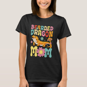Bearded Dragon Mum Reptile Beardie Lover Mothers D T-Shirt