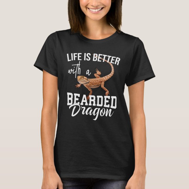 Bearded Dragon Mum T-Shirt (Front)