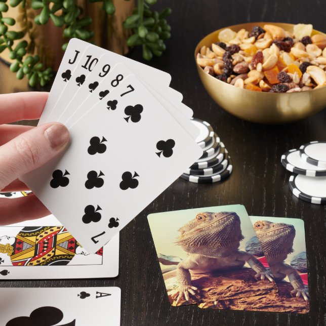 Bearded Dragon Playing Cards (In Situ)