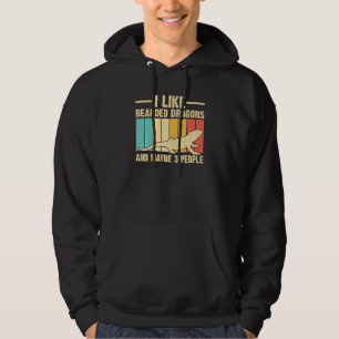 Bearded Dragon Pogona Reptile Men Women Hoodie