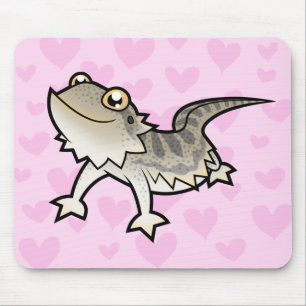 Bearded Dragon / Rankin Dragon Love Mouse Mat