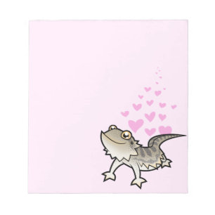 Bearded Dragon / Rankin Dragon Love Notepad