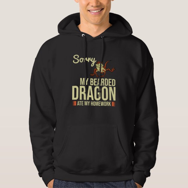 Bearded Dragon   Reptile Hoodie (Front)