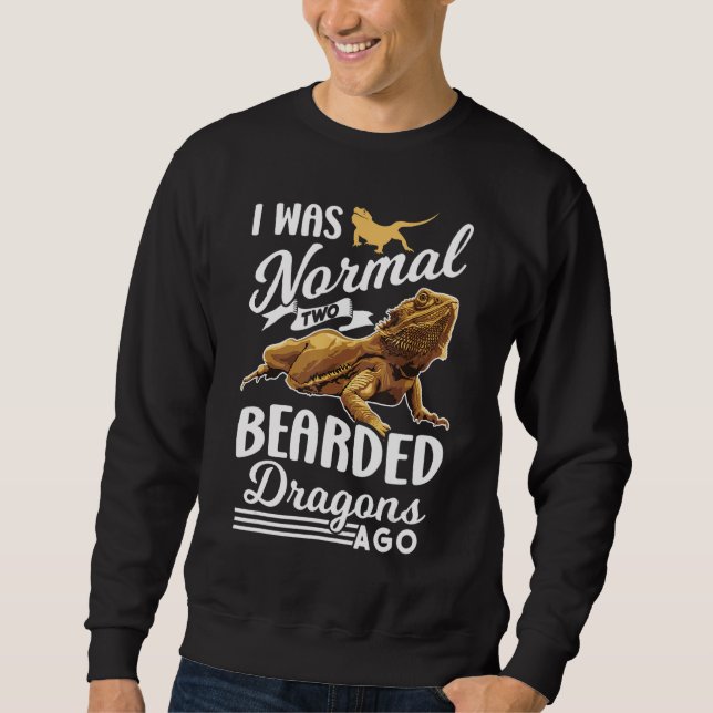 Bearded Dragon Reptile Lizard Sweatshirt (Front)