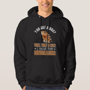 Bearded Dragon Reptile Zoologist Dinosaurs Hoodie