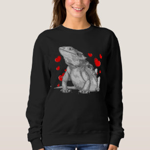 Bearded Dragon Rescue Reptile Lizard Species & Val Sweatshirt